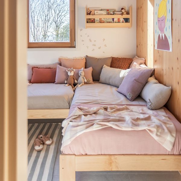 Bose_Pino4 Cama En Madera Natural Roble 100% Maciza Ref: Bose