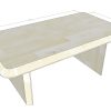 Mesa Centro Madera Maciza Roble Flormorado Nogal Coffee Muebles Maciza36