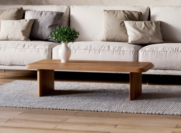 Mesa Centro Madera Maciza Roble Flormorado Nogal Coffee Muebles Maciza36