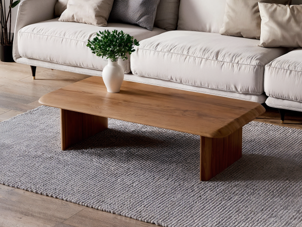 Mesa Centro Madera Maciza Roble Flormorado Nogal Coffee Muebles Maciza36