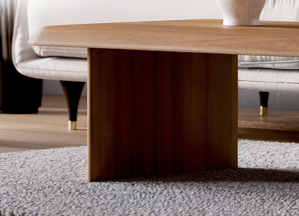 Mesa Centro Madera Maciza Roble Flormorado Nogal Coffee Muebles Maciza36