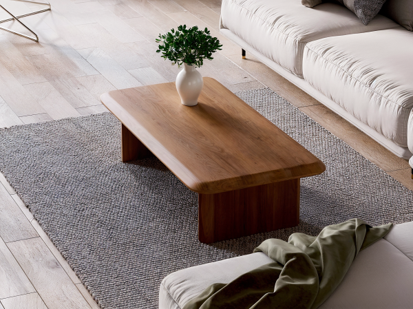 Mesa Centro Madera Maciza Roble Flormorado Nogal Coffee Muebles Maciza36