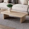 Mesa Centro Madera Maciza Roble Flormorado Nogal Coffee Muebles