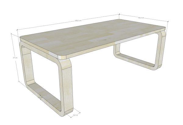 Mesa Centro Madera Maciza Roble Flormorado Nogal Coffee Muebles Maciza37