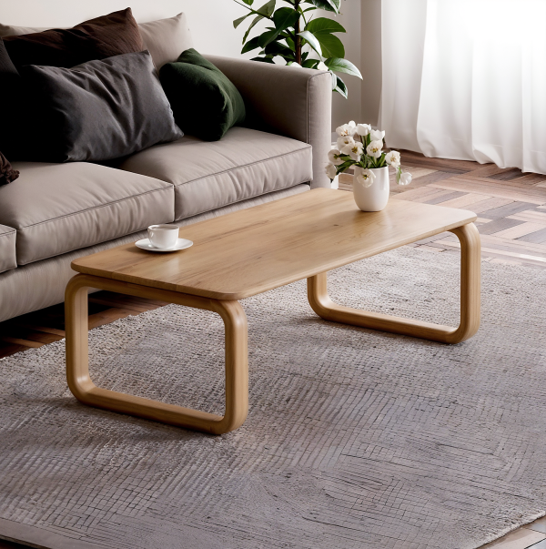 Mesa Centro Madera Maciza Roble Flormorado Nogal Coffee Muebles Maciza37