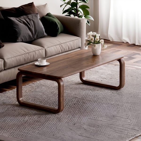 Mesa Centro Madera Maciza Roble Flormorado Nogal Coffee Muebles Maciza37