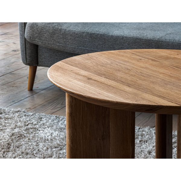 Mesa Centro Madera Maciza Roble Flormorado Nogal Coffee Muebles