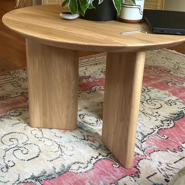 Mesa Centro Madera Maciza Roble Flormorado Nogal Coffee Muebles