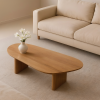 Maciza39Roble2 Mesa Centro Madera Maciza Roble Flormorado Nogal Coffee Muebles