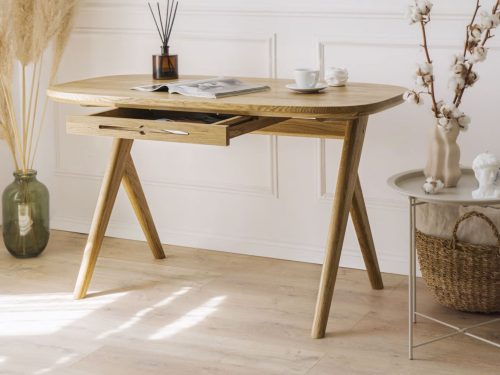 Maciza70e Maciza70 Roble Escritorio Madera Maciza Muebles Coffee