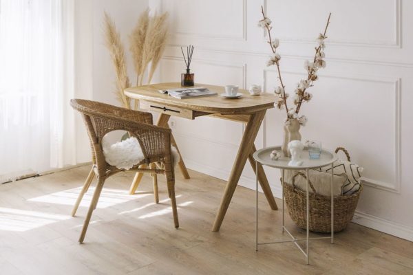 Maciza70k Maciza70 Roble Escritorio Madera Maciza Muebles Coffee