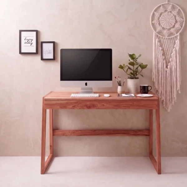 Escritorio con cajon en Madera Solida Ref: Maciza71