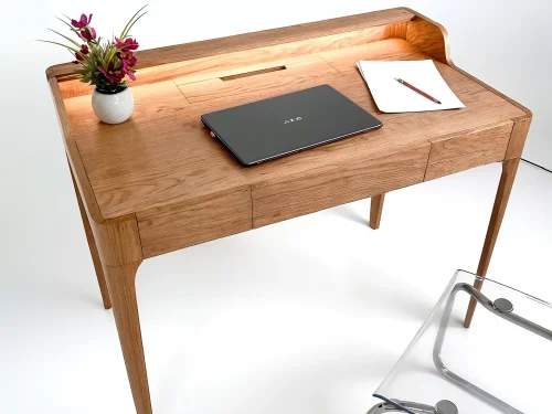 Maciza72Roble2 Mesa Centro Madera Maciza Roble Flormorado Nogal Coffee Muebles Maciza72