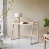 Escritorio Madera Maciza Transformable Plegable Muebles Coffee Flormorado Roble Nogal