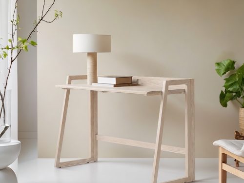 Maciza73Flormorado2 Escritorio Madera Maciza Transformable Plegable Muebles Coffee Flormorado Roble Nogal