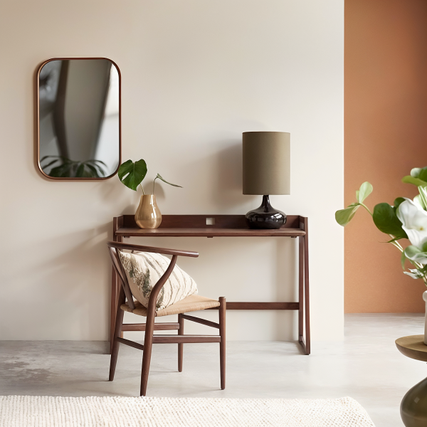 Escritorio Madera Maciza Transformable Plegable Muebles Coffee Flormorado Roble Nogal