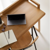 Escritorio Madera Maciza Transformable Plegable Muebles Coffee Flormorado Roble Nogal