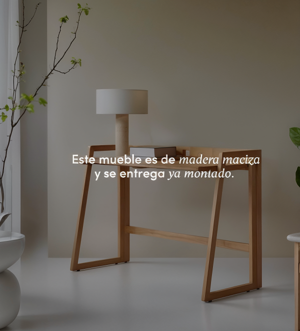 Escritorio Madera Maciza Transformable Plegable Muebles Coffee Flormorado Roble Nogal