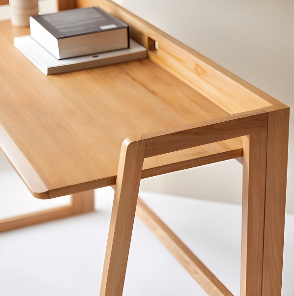 Escritorio Madera Maciza Transformable Plegable Muebles Coffee Flormorado Roble Nogal