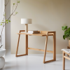 Escritorio Madera Maciza Transformable Plegable Muebles Coffee Flormorado Roble Nogal