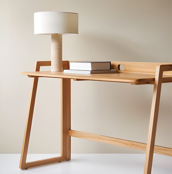 Escritorio Madera Maciza Transformable Plegable Muebles Coffee Flormorado Roble Nogal