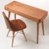 Escritorio De Madera 100% Maciza De Roble Ref: Maciza74