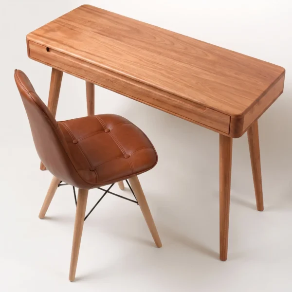 Escritorio De Madera 100% Maciza De Roble Ref: Maciza74