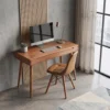 Escritorio De Madera 100% Maciza De Roble Ref: Maciza74