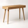 Escritorio De Madera 100% Maciza De Roble Ref: Maciza74