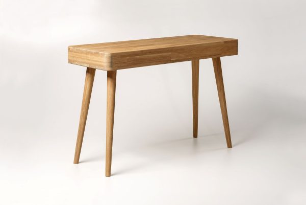 Escritorio De Madera 100% Maciza De Roble Ref: Maciza74