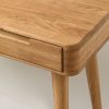 Escritorio De Madera 100% Maciza De Roble Ref: Maciza74