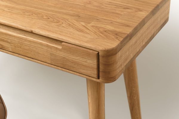 Escritorio De Madera 100% Maciza De Roble Ref: Maciza74