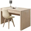 Escritorio De Madera 100% Maciza De Roble Ref: Maciza78