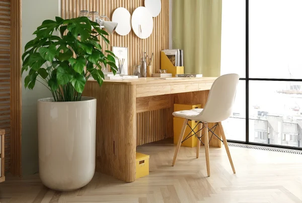 Escritorio De Madera 100% Maciza De Roble Ref: Maciza78
