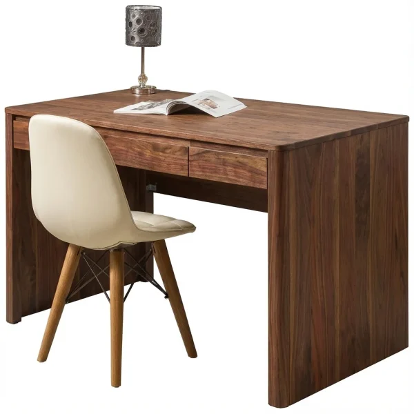 Escritorio De Madera 100% Maciza De Roble Ref: Maciza78