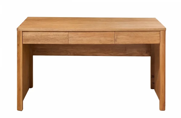 Escritorio De Madera 100% Maciza De Roble Ref: Maciza78