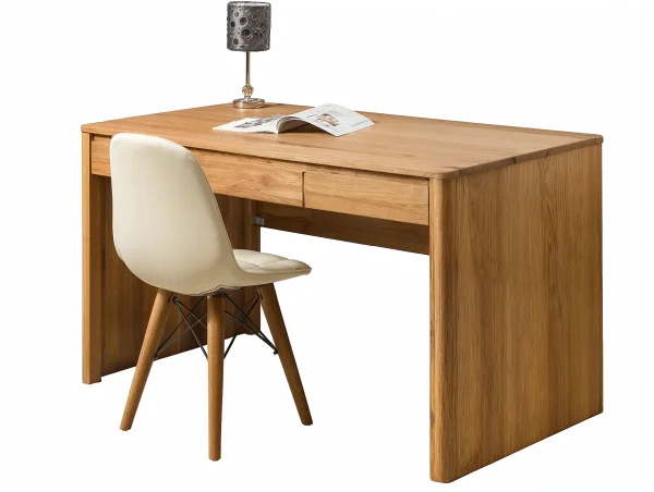 Escritorio De Madera 100% Maciza De Roble Ref: Maciza78