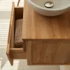 Mueble De Baño En Madera 100% Maciza Roble Ref: WC2