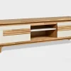 Mueble de Tv en Madera 100% Maciza de Roble Ref: Cappuccino5