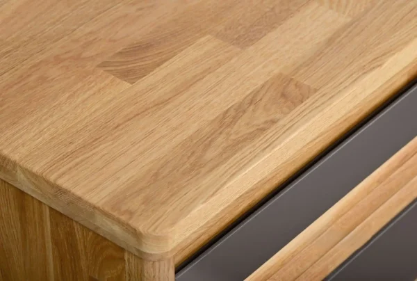 Mueble de Tv en Madera 100% Maciza de Roble Ref: Cappuccino5