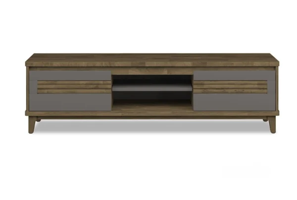 Mueble de Tv en Madera 100% Maciza de Roble Ref: Cappuccino5