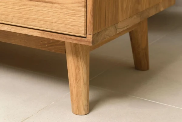 Cómoda Cajonero En Madera 100% Maciza Roble Ref: Maciza59 Roble