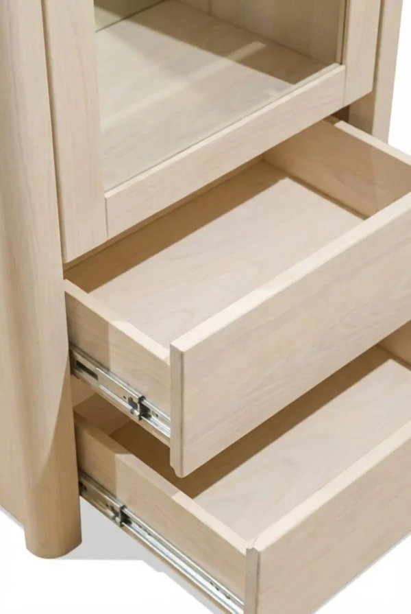 Mueble Vajillero - Vitrina Maciza203 elaborado Madera 100% Solida