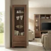 Mueble Vajillero - Vitrina Maciza203 elaborado Madera 100% Solida