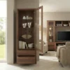 Mueble Vajillero - Vitrina Maciza203 elaborado Madera 100% Solida