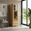 Mueble Vajillero - Vitrina Maciza203 elaborado Madera 100% Solida