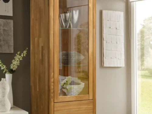 Mueble Vajillero - Vitrina Maciza203 elaborado Madera 100% Solida