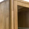 Mueble Vajillero - Vitrina Maciza203 elaborado Madera 100% Solida