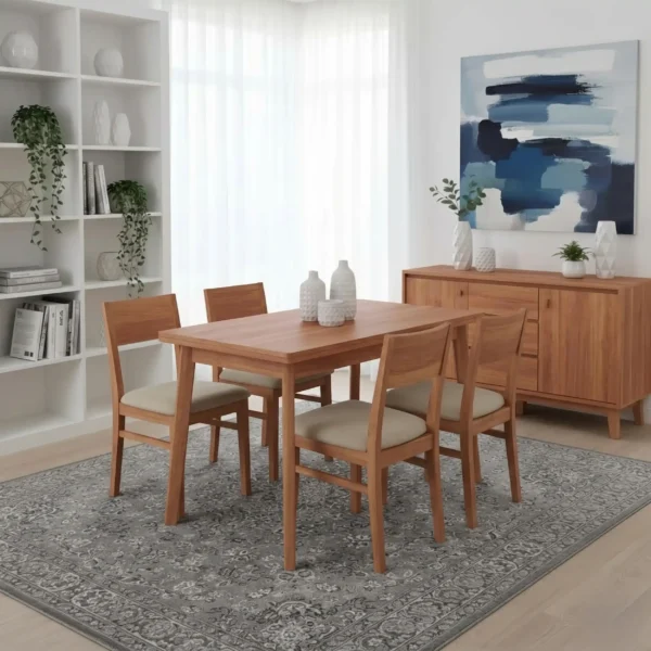Mesa Comedor Extensible Ref: Maciza22 En Madera 100% Maciza de Roble
