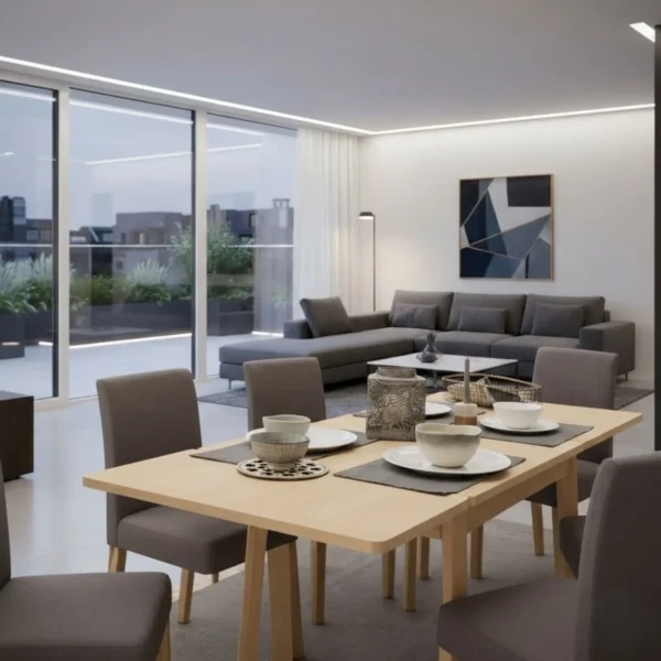 Maciza22_Flor2 Mesa Comedor Extencible Ref: Maciza22 En Madera 100% Maciza de Roble